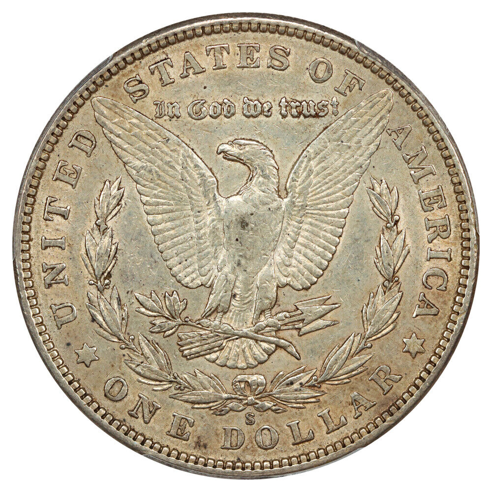 1904-S $1 PCGS AU53 - Morgan Dollar - Key Date S-Mint Morgan Dollar