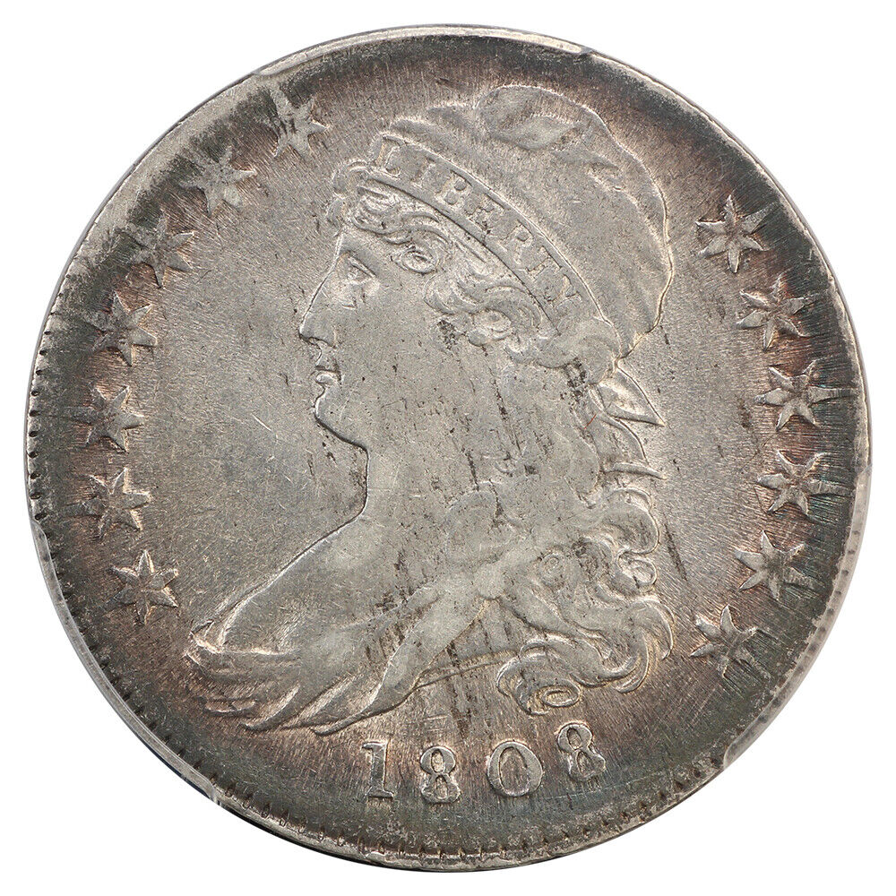 1808 50C PCGS AU50 - Capped Bust Half Dollar