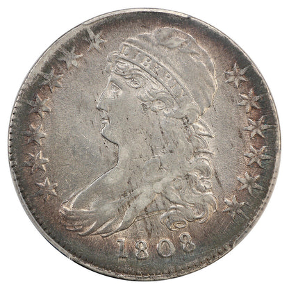1808 50C PCGS AU50 - Capped Bust Half Dollar