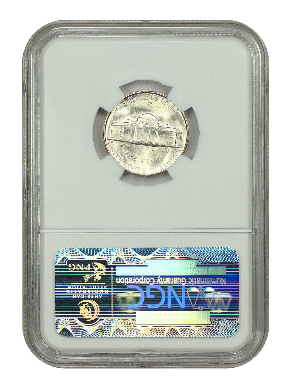 1942-S 5C NGC MS67 - Jefferson Nickel