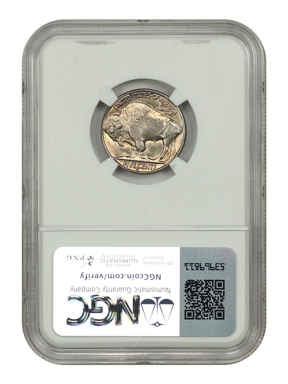 1935-S 5C NGC MS66 - Buffalo Nickel