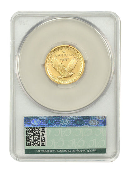 2016-W 25C Gold CACG SP69 (Centennial Series, 100th Anniversary)