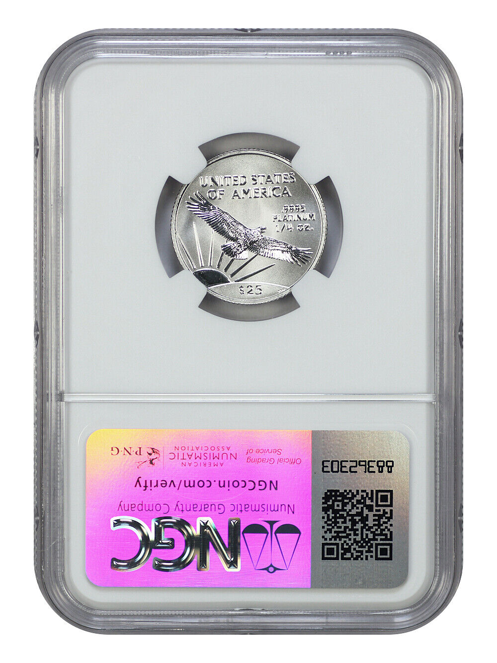 2000 $25 Statue of Liberty NGC MS70 - $25 Platinum Eagles