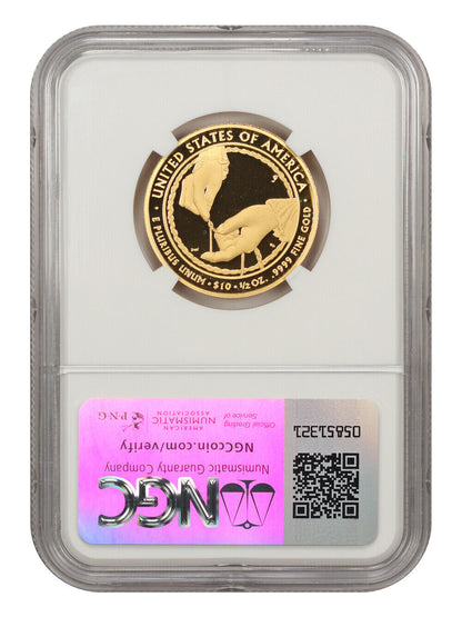 2013-W $10 Ida McKinley NGC PR70DCAM