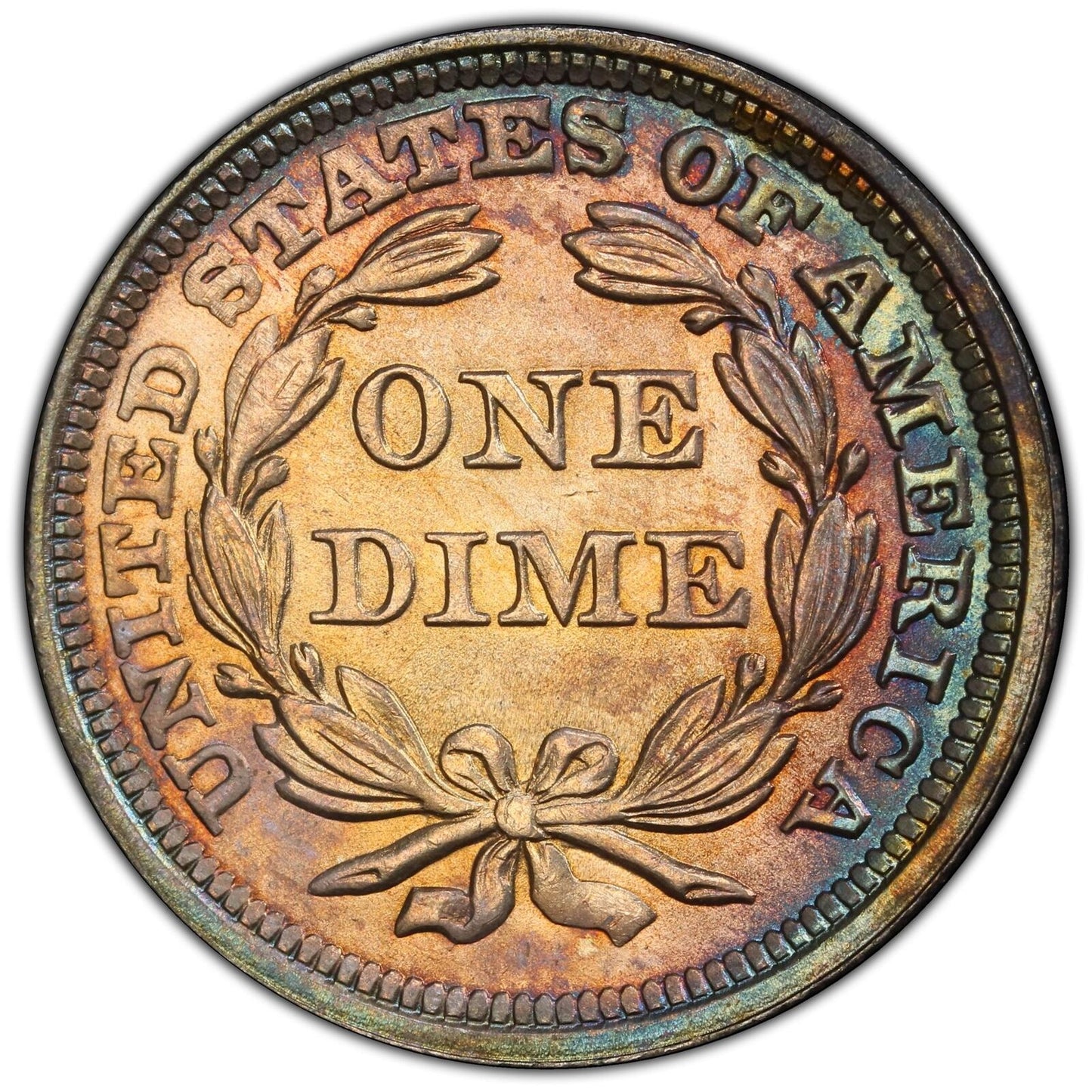 1859 10C Liberty Seated Dime PCGS MS66+