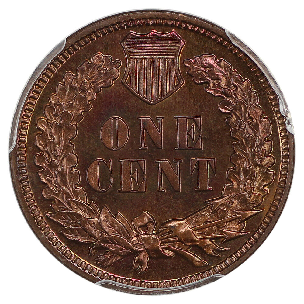 1902 1C PCGS/CAC PR67+RB ex: D.L. Hansen - Indian Cent