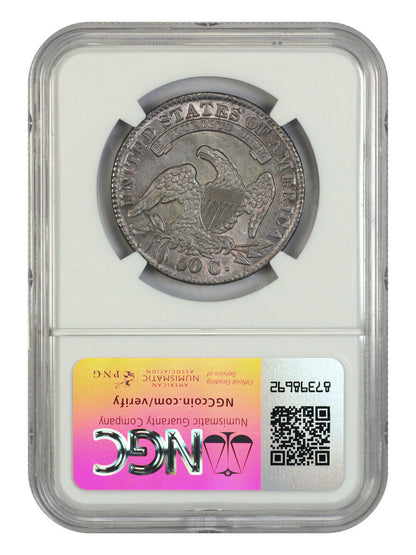 1833 50C NGC AU58 - Capped Bust Half Dollar