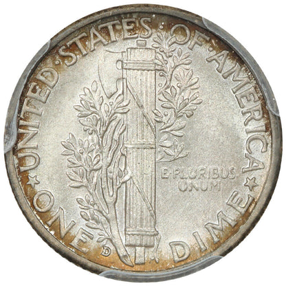 1936-D 10C PCGS/CAC MS66FB - Mercury Dime