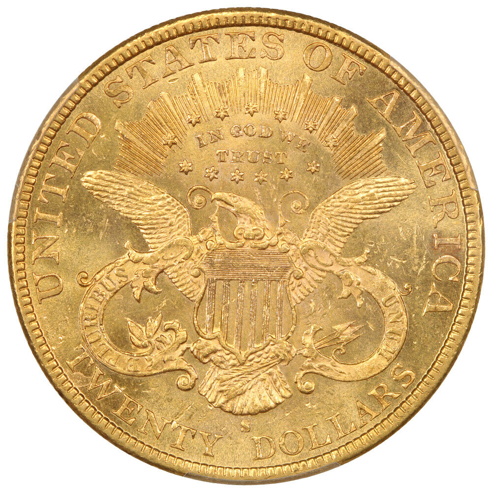 1894-S $20 PCGS MS63 - Liberty Head $20