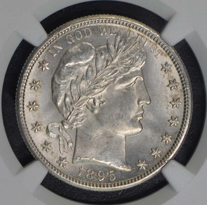 1895-S Barber Half Dollar 50C NGC MS65