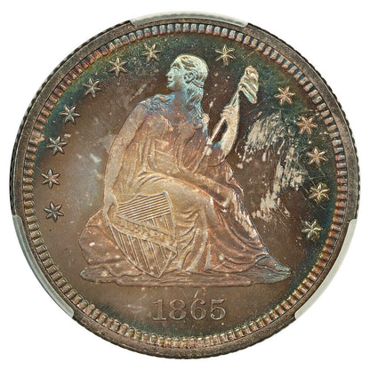 1865 25C CACG PR66 ex: D.L. Hansen - Liberty Seated Quarter