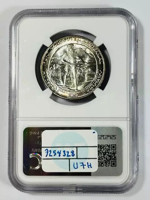 1925 P Classic Commemorative Fort Vancouver Centennial NGC MS-65 Nice Luster!