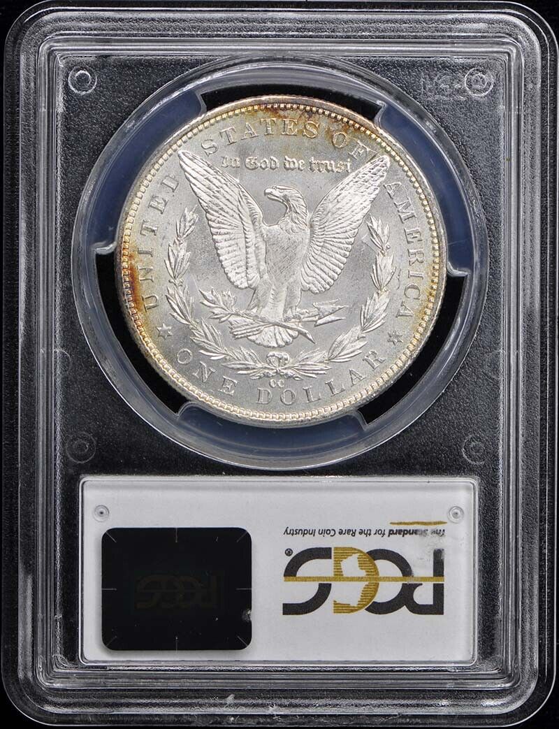 1892-CC $1 Morgan Dollar PCGS MS63+ (CAC)