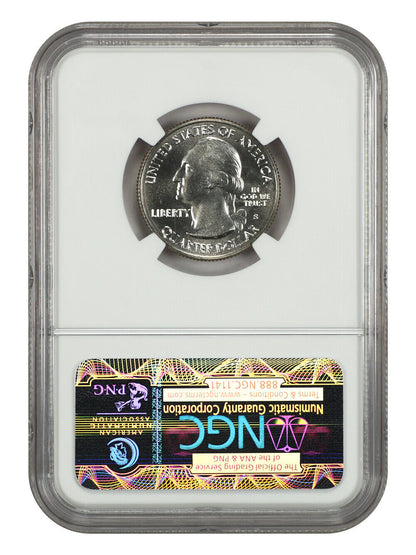 2013-S 25C Mount Rushmore NP NGC MS68 - Type 1 - Clad