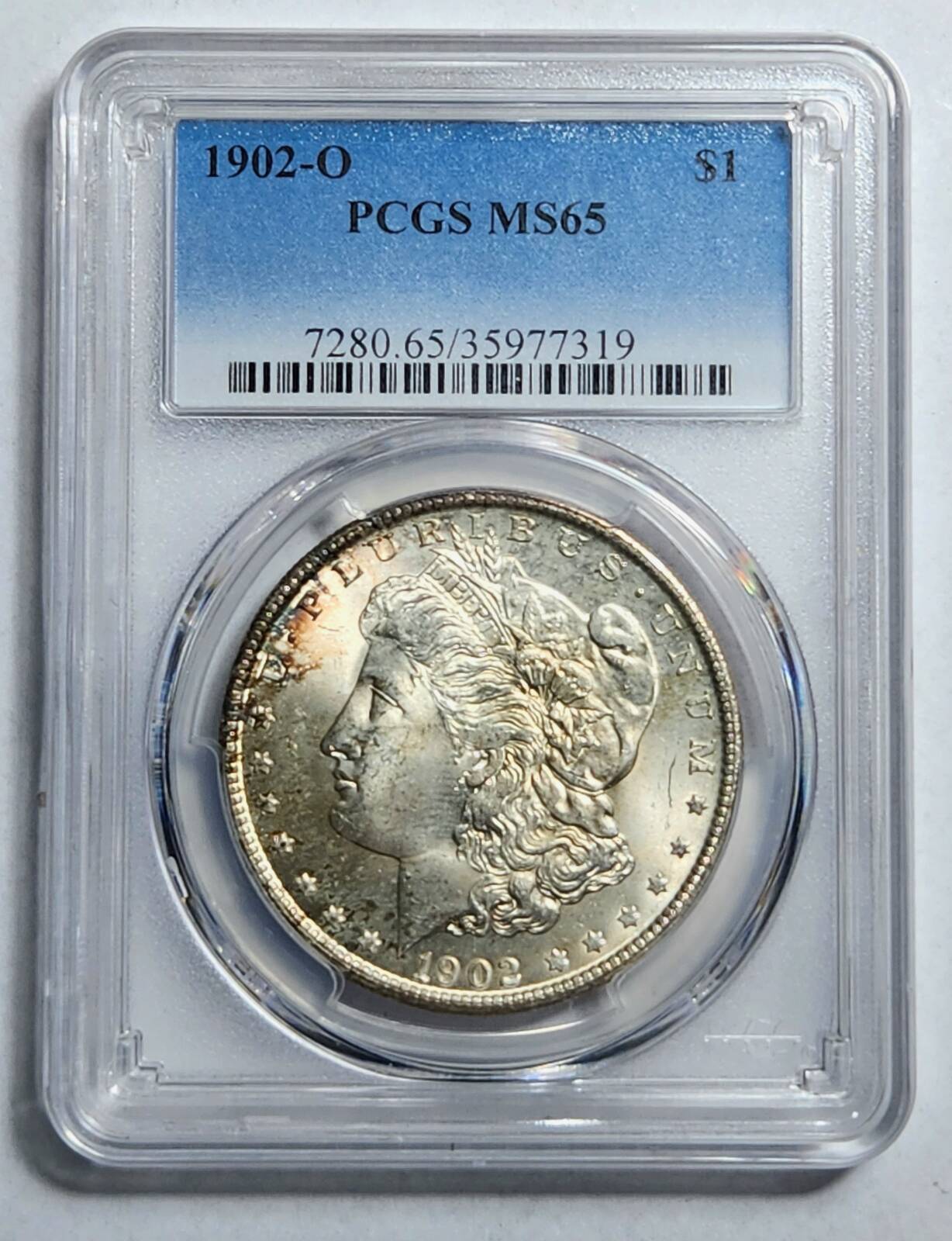 1902 O Morgan Silver Dollar PCGS MS-65