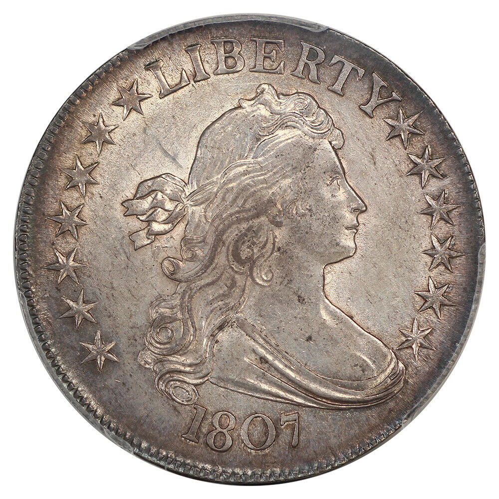 1807 50C PCGS MS63 (Draped, Overton-102) ex: D.L. Hansen