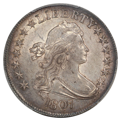 1807 50C PCGS MS63 (Draped, Overton-102) ex: D.L. Hansen