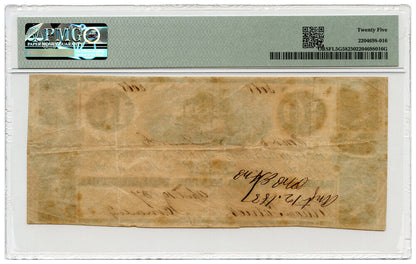 FL5G58 1830s-40s $10 Comm. Bank of Florida, St. Joseph PMG VF25 - Other