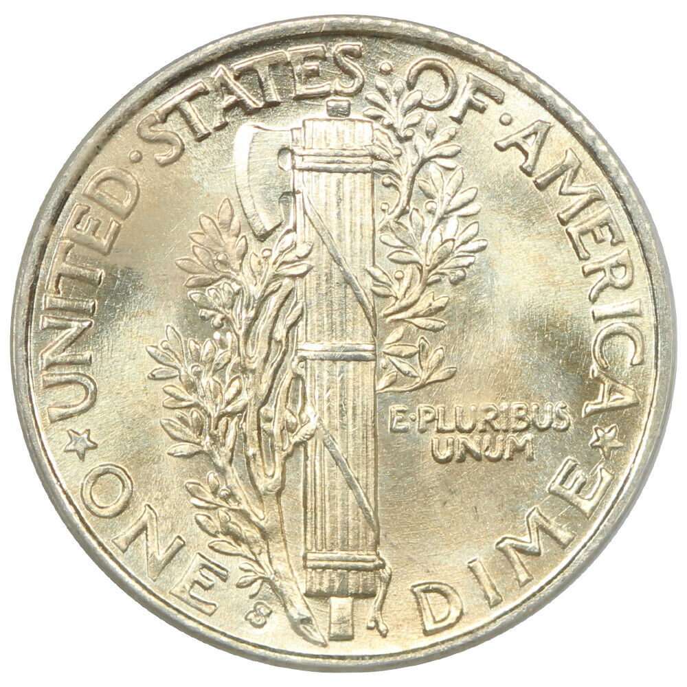 1936-S 10C PCGS MS65FB - Mercury Dime