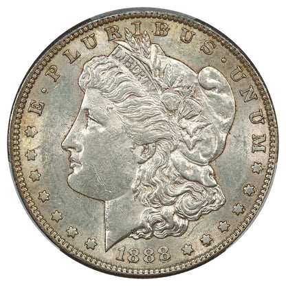 1888-S $1 PCGS AU58 - Morgan Dollar