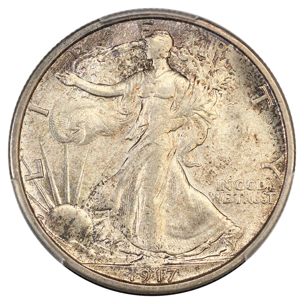 1917-S 50C PCGS/CAC MS64+ (Reverse)