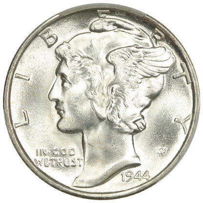 1944-S 10C CACG MS67 - Mercury Dime