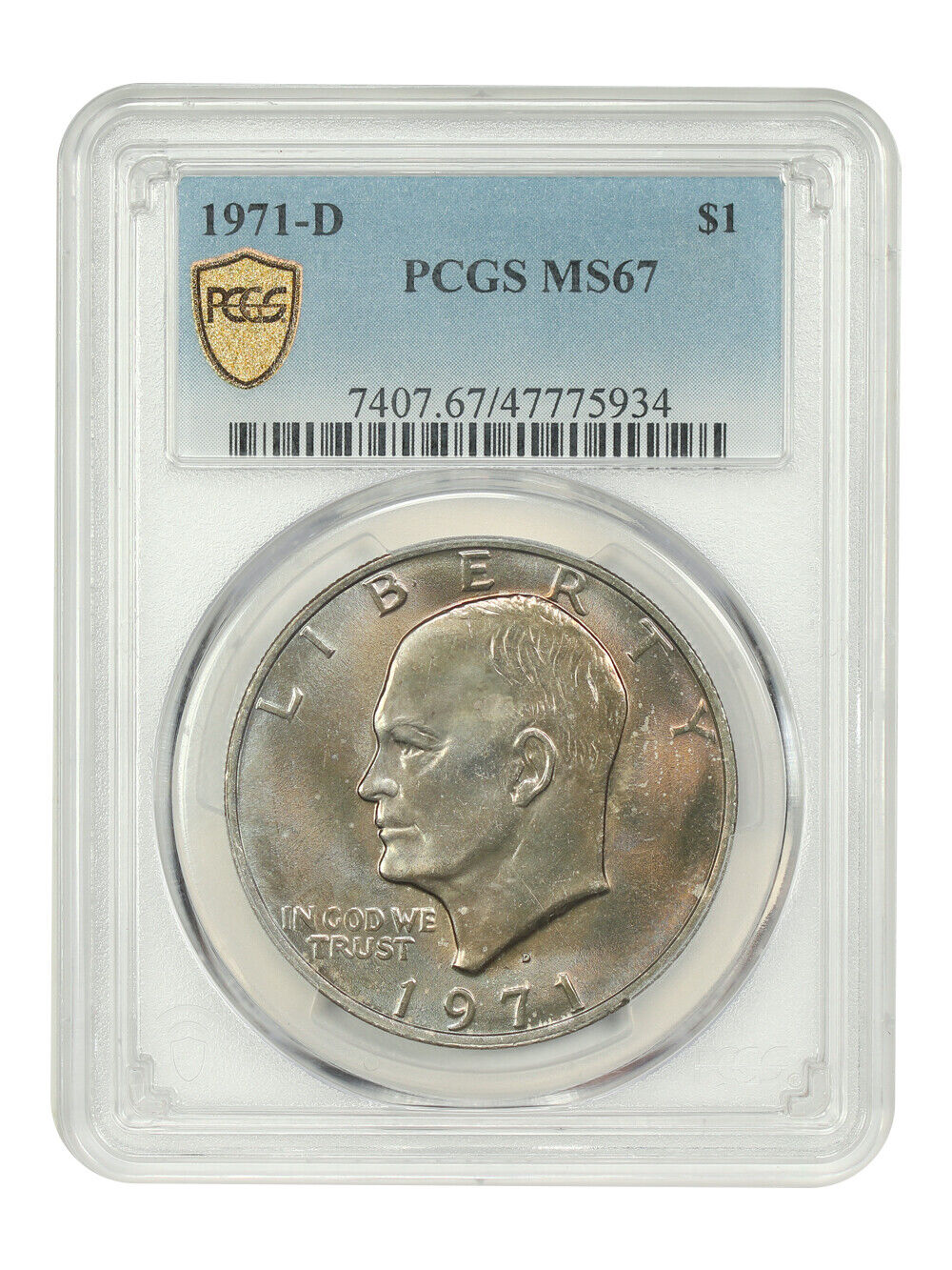 1971-D $1 PCGS MS67 - Ike Dollar