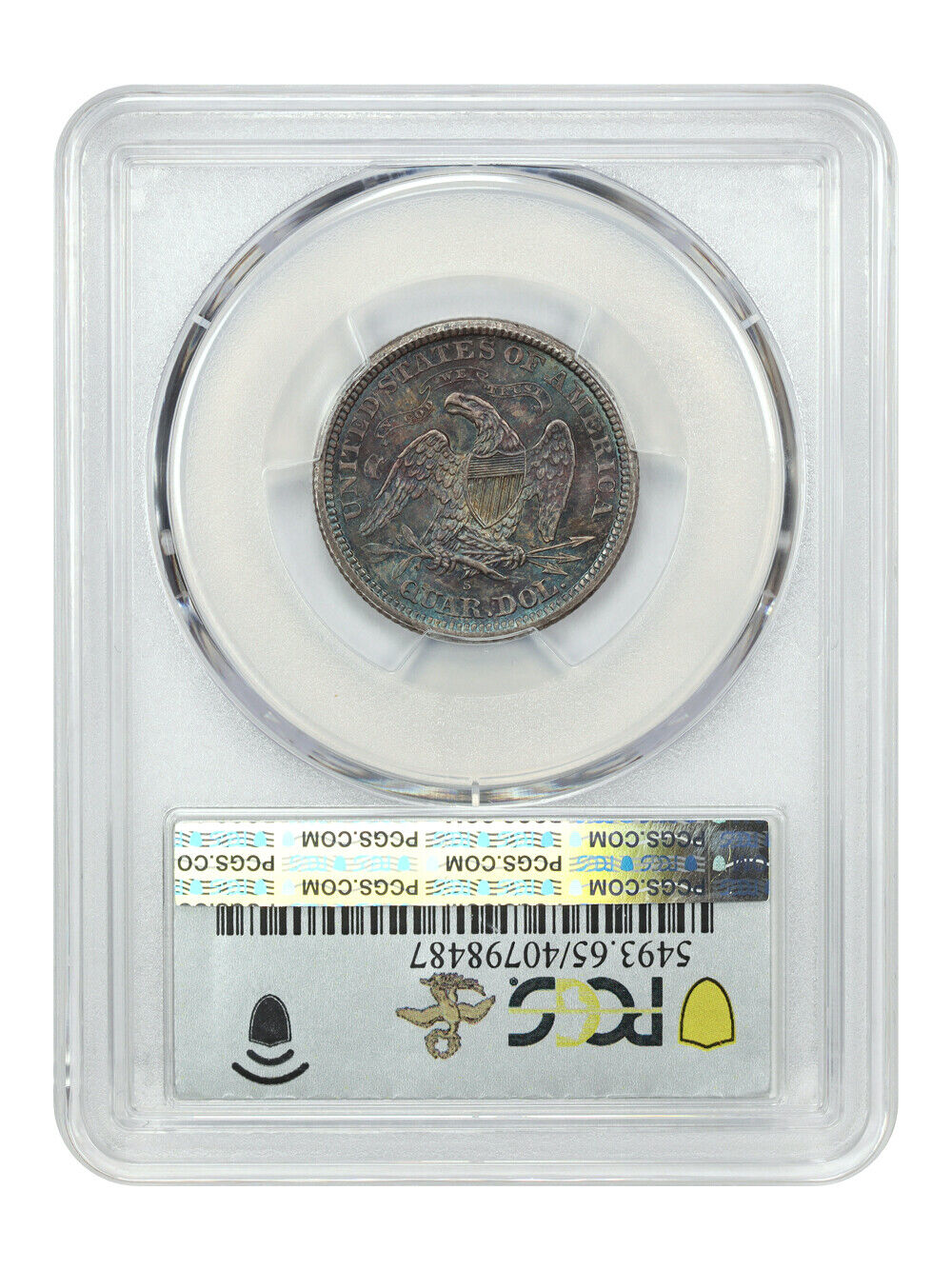 1873-S 25C PCGS MS65 (Arrows) ex: D.L. Hansen