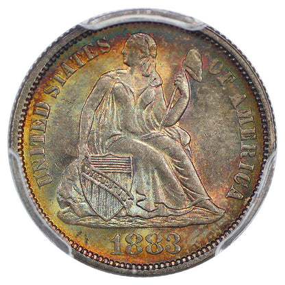 1883 10C PCGS MS67 ex: D.L. Hansen