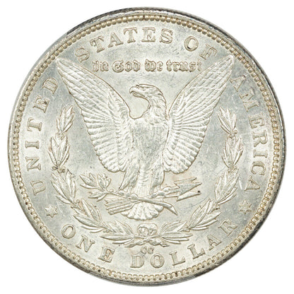 1890-CC $1 PCGS AU55 - Morgan Dollar - Popular, Scarce Carson City Morgan