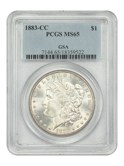 1883-CC $1 PCGS MS65 ex: GSA - Morgan Dollar