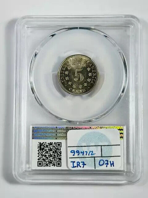 1872 P Nickel Shield PCGS MS-64 CAC