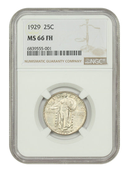 1929 25C NGC MS66FH - Standing Liberty Quarter