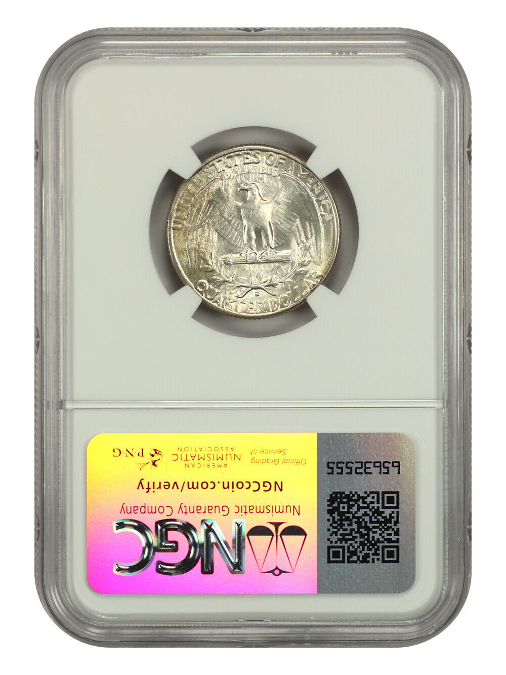 1947-D 25C NGC/CAC MS67+ - Washington Quarter