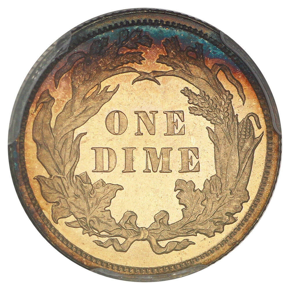 1886 10C PCGS PR67CAM ex: D.L. Hansen