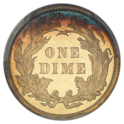 1886 10C PCGS PR67CAM ex: D.L. Hansen
