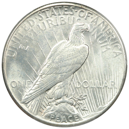 1928 $1 PCGS MS63 - Peace Dollar - Lowest Mintage Date in the Series