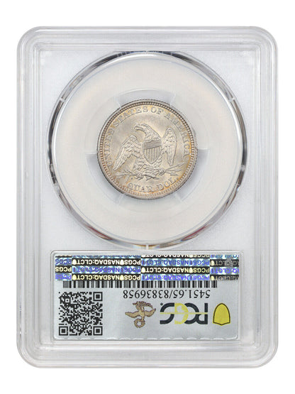 1860 25C PCGS MS65 ex: D.L. Hansen