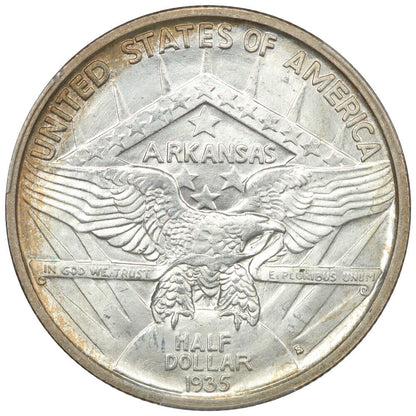 1935-S 50C Arkansas PCGS MS67+ - Classic Silver Commemorative