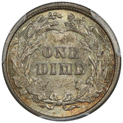 1892 10C CACG MS64 - Barber Dime - First Year Barber Dime