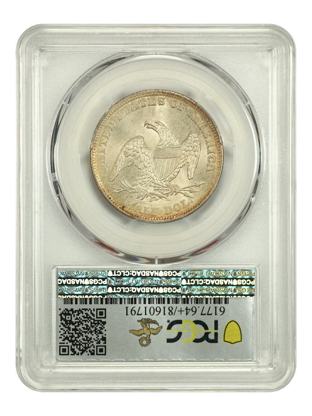 1838 50C PCGS MS64+ (Reeded Edge) ex: D.L. Hansen - Capped Bust Half Dollar