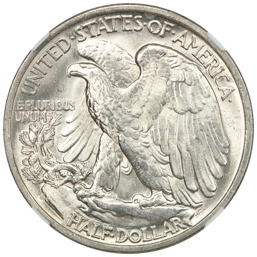 1945-S 50C NGC MS66 - Walking Liberty Half Dollar