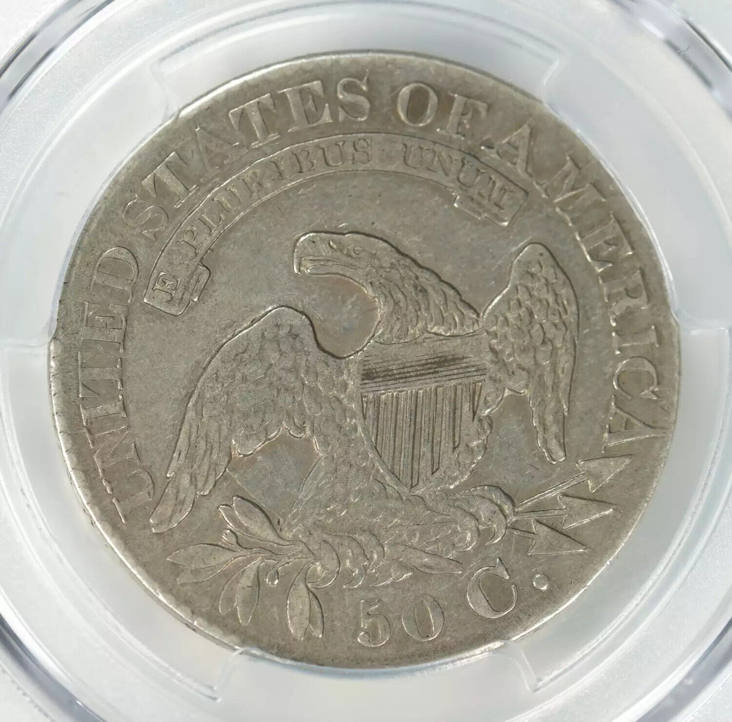 1828 CAPPED BUST HALF DOLLAR 50C PCGS VF 35 VERY FINE O-123a SQ BASE 2 (117)