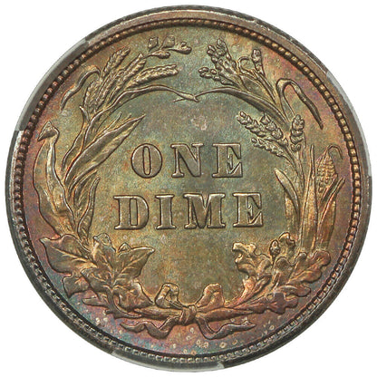 1901 10C CACG MS66+ ex: D.L. Hansen - Barber Dime