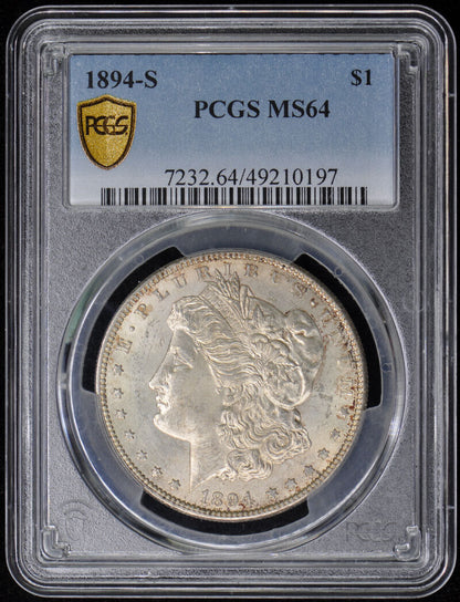 1894-S $1 Morgan Dollar PCGS MS64