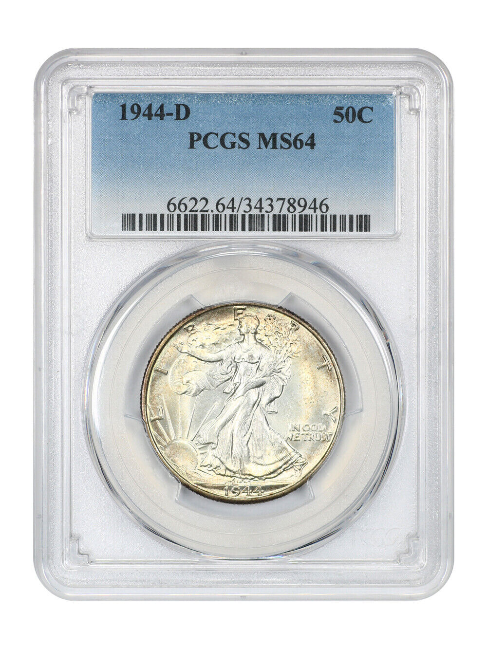 1944-D 50C PCGS MS64