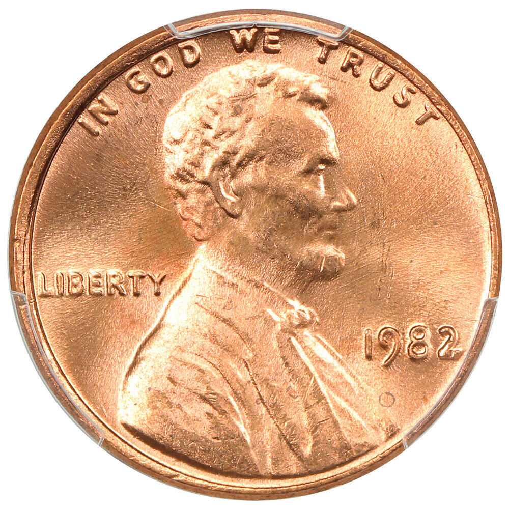 1982 1C PCGS MS67RD (Bronze, Large Date) - Lincoln Cent (Modern)