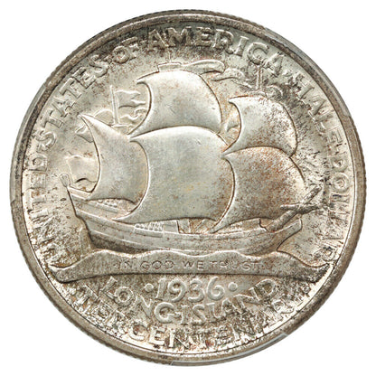 1936 50C Long Island CACG MS66 - Classic Silver Commemorative