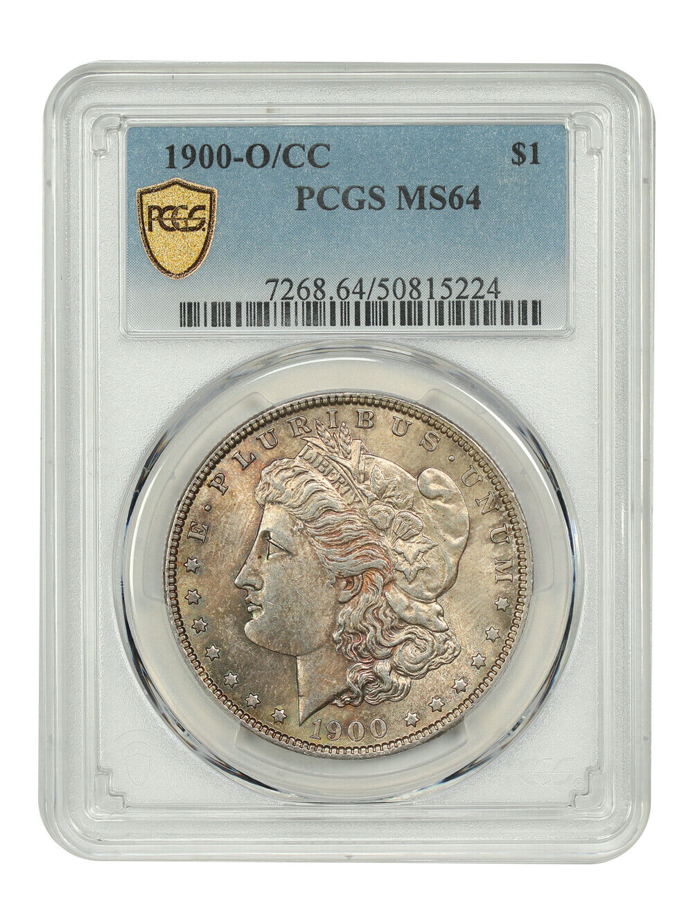 1900-O/CC $1 PCGS MS64 - Morgan Dollar - Scarce Over-Mintmark Variety