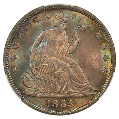 1883 50C CACG MS67 ex: D.L. Hansen - Liberty Seated Half Dollar